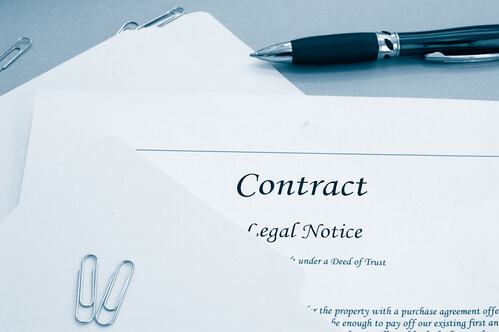 Contract legal notice