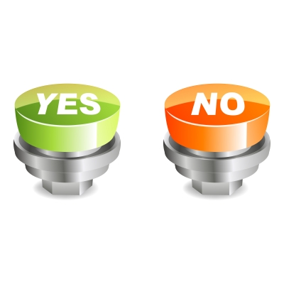 Yes And No Buttons By Digitalart