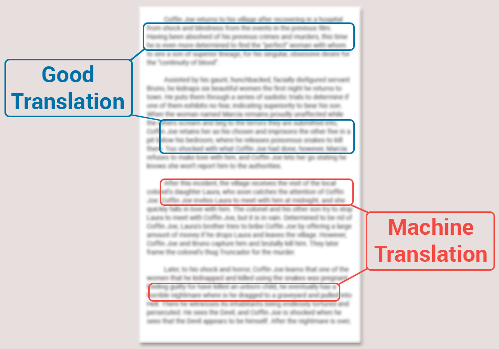 Good translations overwritten with machine-generated translations